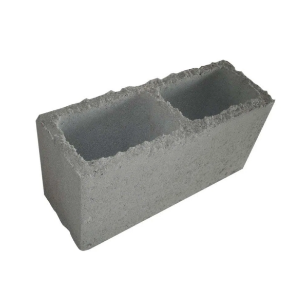 Bloco de concreto 14 x 19 x 39 cm - com fundo